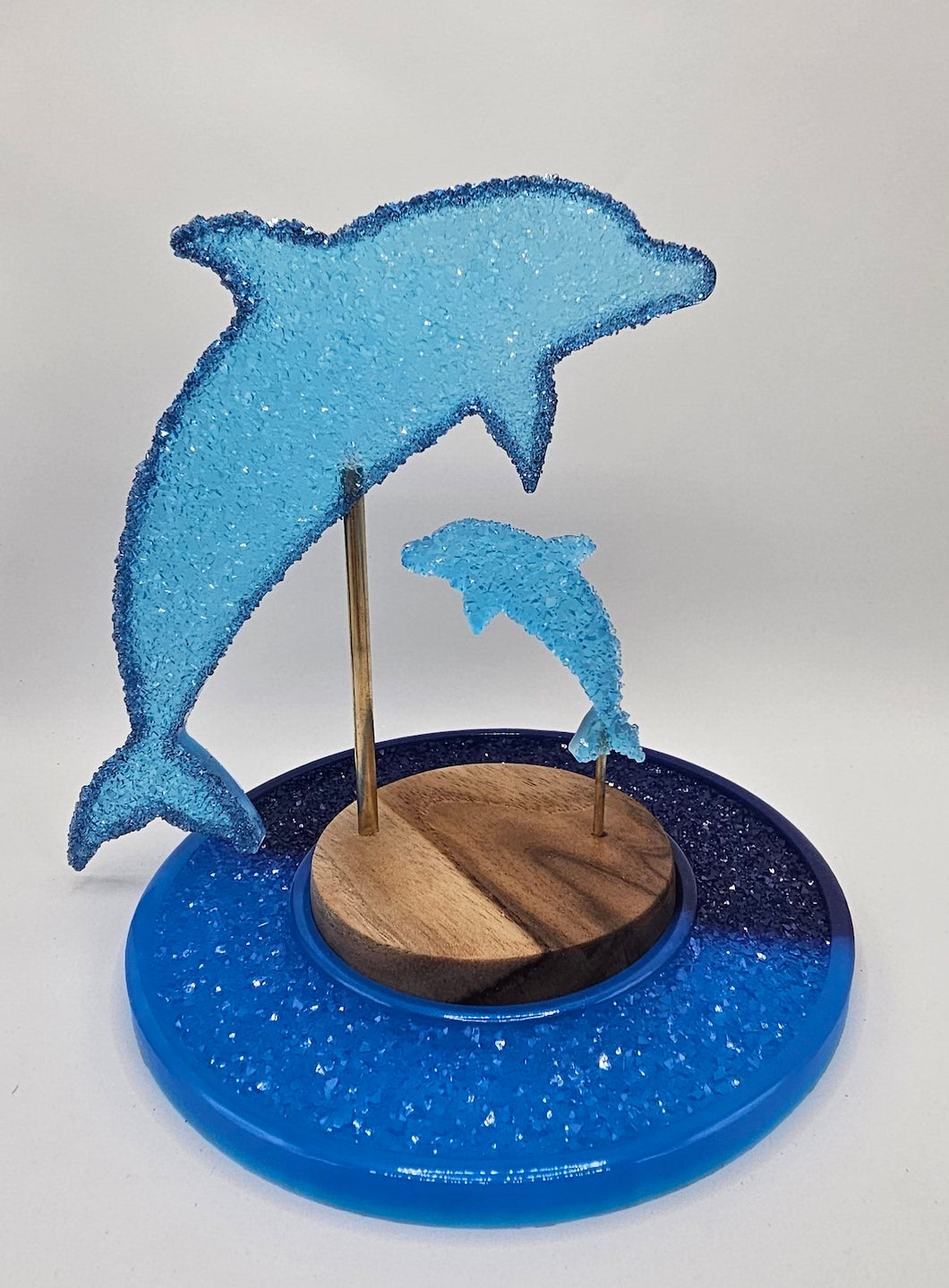 Composition dauphins effet diamant