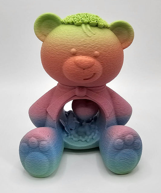 Ourson en impression 3D multicolor