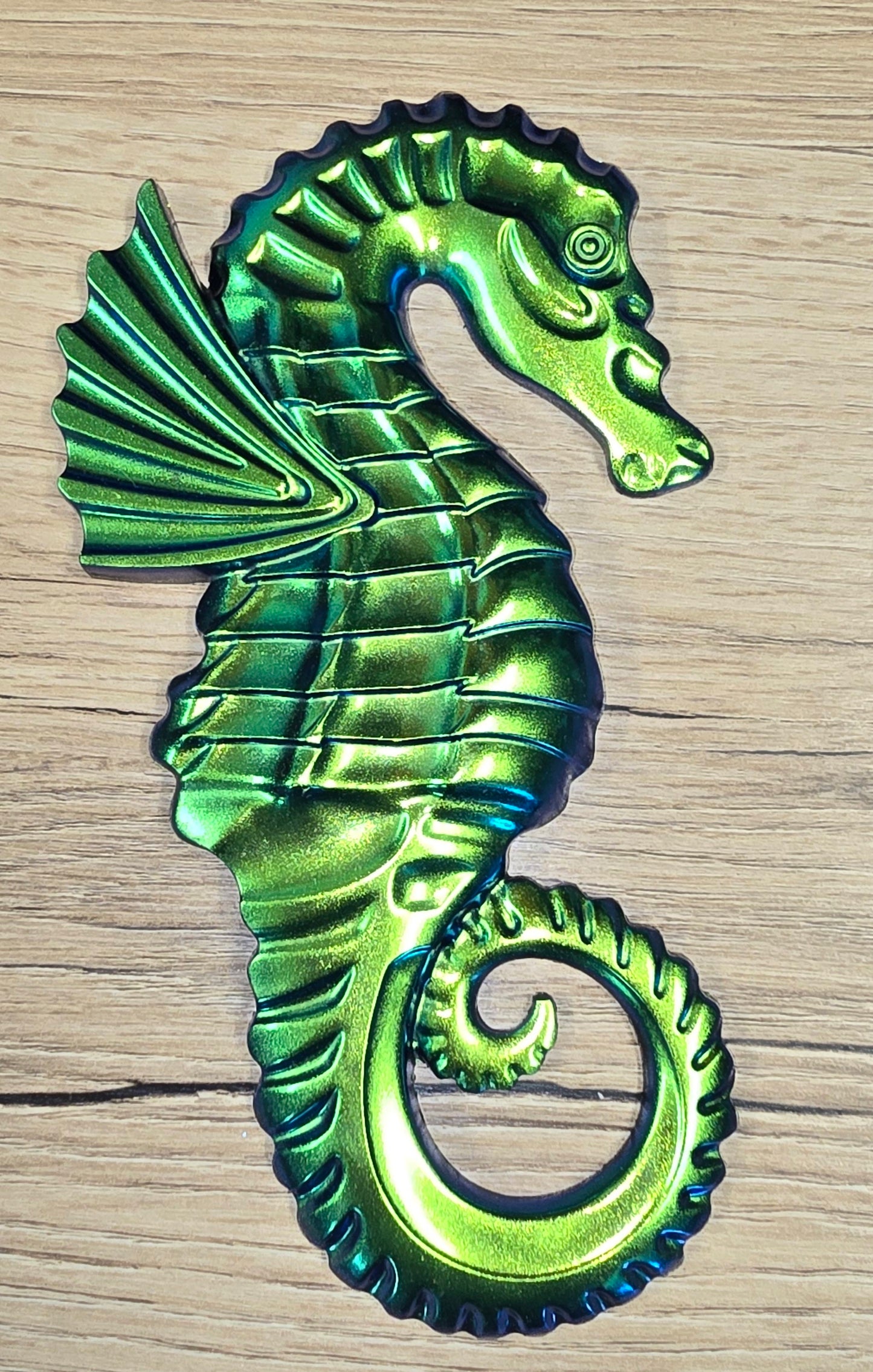 Hippocampe en resine epoxy