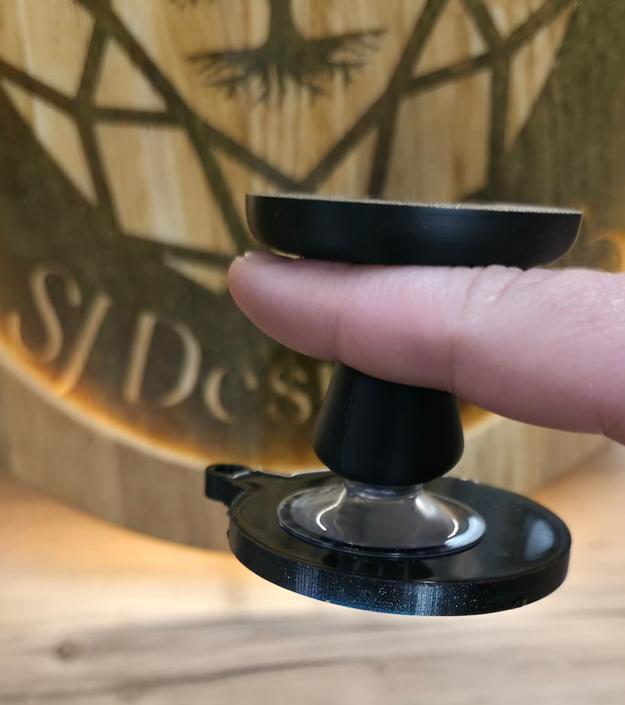 Support avec ventouse pour personnalisation 