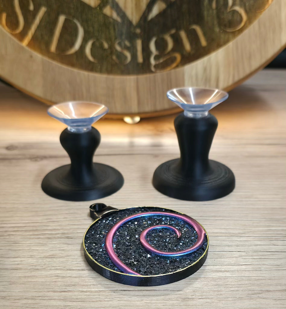 Support avec ventouse pour personnalisation 