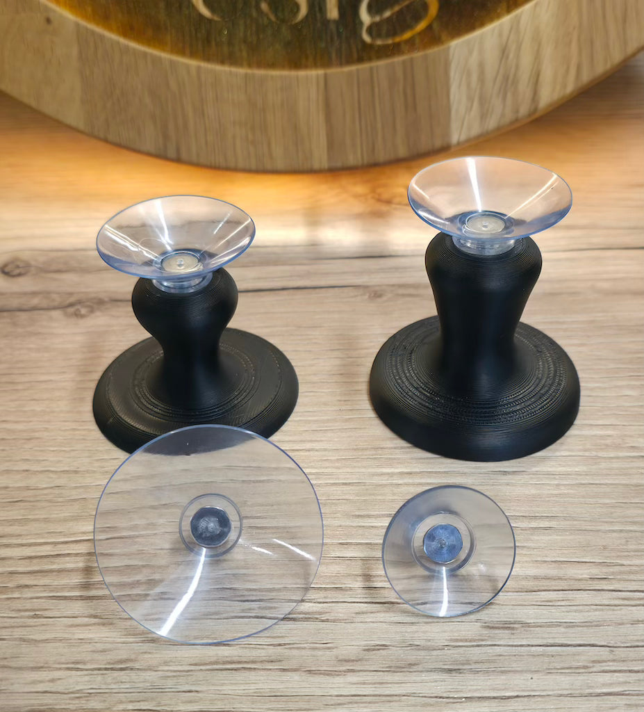 Support avec ventouse pour personnalisation 