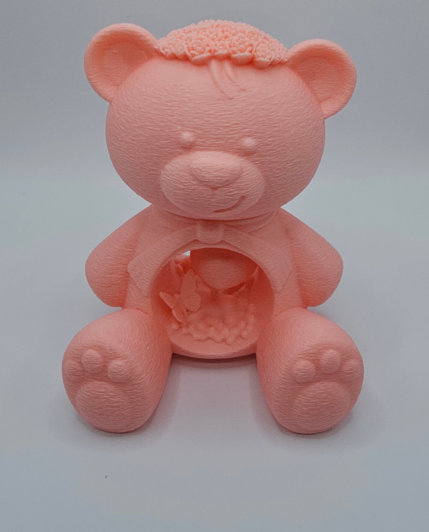 Ourson en impression 3D rose