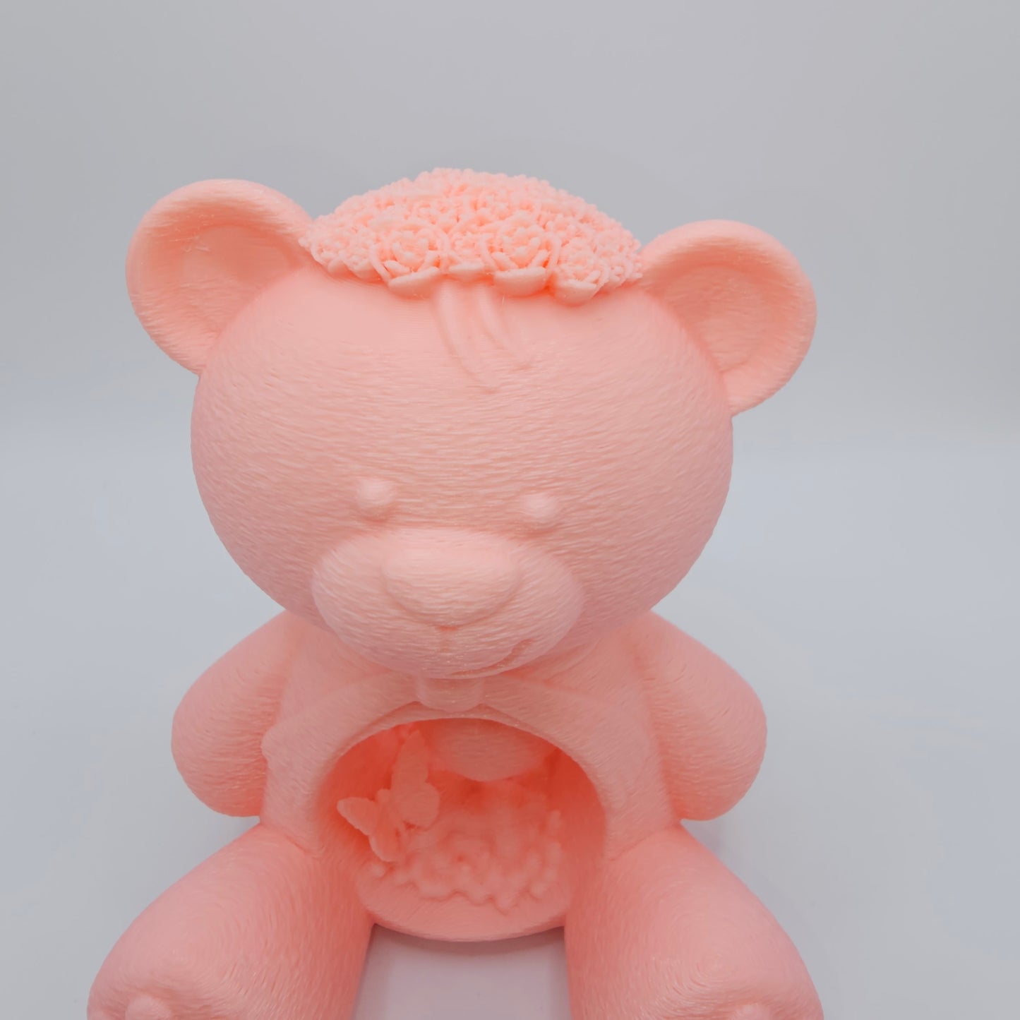 Ourson en impression 3D rose